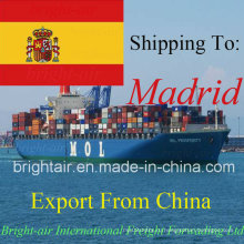 Морские перевозки Доставка из Китая в Мадрид, Испания